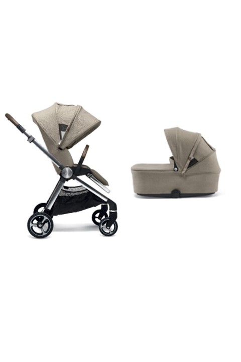 Strada Pushchair Cashmere with Cashmere Carrycot image number 1
